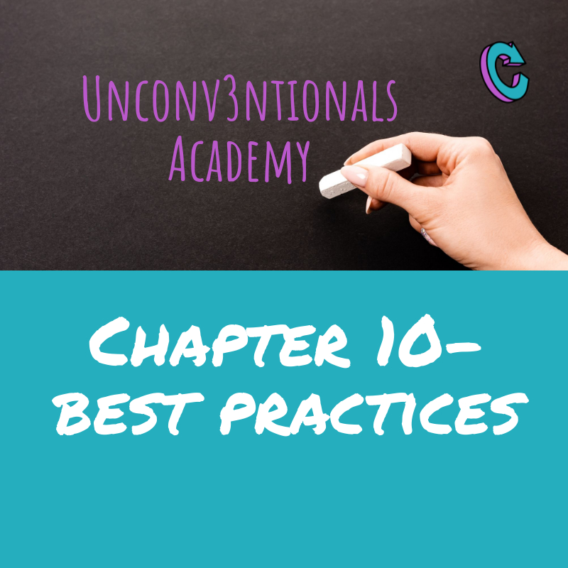 u3 chapter 10 best practices Unconv3ntionals Academy | There are some very important settings you'll need to adjust in order to keep your website secure.